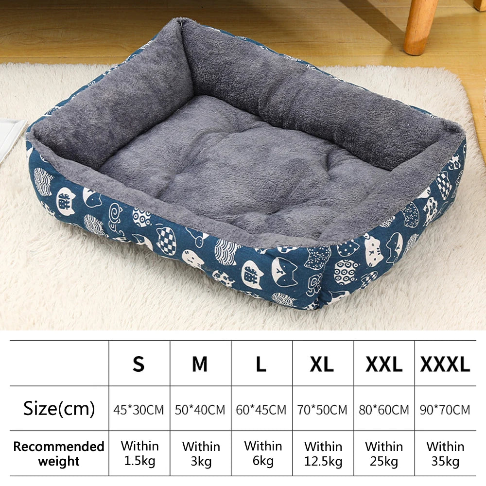 Large Warm Dog Bed & Cat Sofa